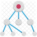 Connections Hierarchy Scheme Icon
