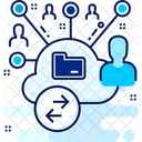 Affaires Connectivite Homme Daffaires Icône