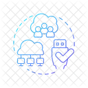 Connectors for easy access  Icon