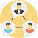 Connessione ai social media  Icon