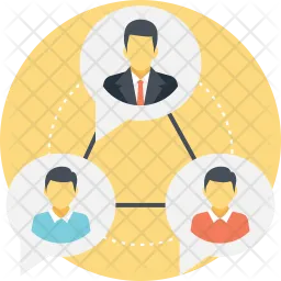 Connessione ai social media  Icon