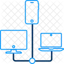 Connexion Reseau Client Reseau Informatique Icône