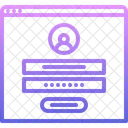 Identifiant Compte Mot De Passe Icône