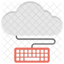 Cloud Clavier Informatique Icon