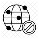 Connexion Bloquee Site Web Bloque Pas D Internet Icône