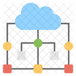 Connexion partagée dans le cloud  Icône