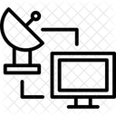 Connexion Radar Navigation Ordinateur Icône
