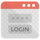 Web Connexion Ecran Icon