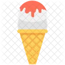 Cono Hielo Crema Icono