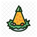 Arroz Tumpeng Cono Tumpeng Javanes Icono