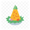 Arroz Tumpeng Cono Tumpeng Javanes Icono