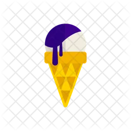 Helado de cono  Icono