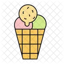 Cucurucho de helado  Icono