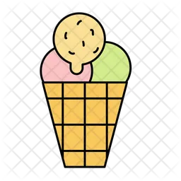 Cucurucho de helado  Icono