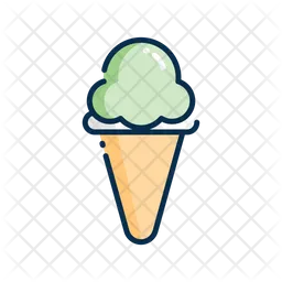 Cucurucho de helado  Icono