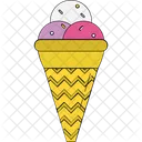 Sorbete Cono De Sundaes Cono Icono