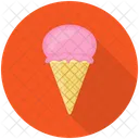 Cono De Hielo Helado Sundae Icono