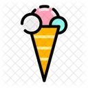 Cucurucho de helado  Icono