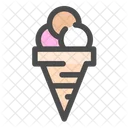 Cucurucho de helado  Icono