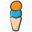 Cono De Helado Helado Cono De Hielo Icono