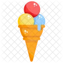 Cono De Helado Helado Cono De Hielo Icono