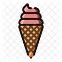 Cono De Helado Helado Crema Icono