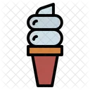 Helado Cono Verano Icono