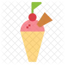 Helado Cono Verano Icon