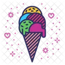 Cucurucho de helado  Icono