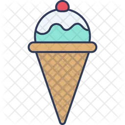 Cucurucho de helado  Icono