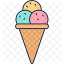 Cucurucho de helado  Icono