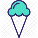 Cucurucho de helado  Icono