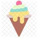 Cucurucho de helado  Icono