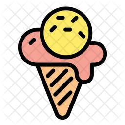 Cucurucho de helado  Icono