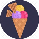 Cucurucho de helado  Icono