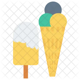 Cucurucho de helado  Icono