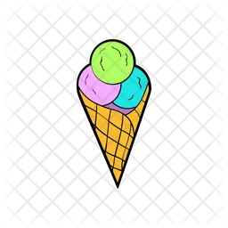 Cucurucho de helado  Icono