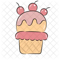 Cucurucho de helado  Icono