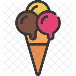 Cucurucho de helado  Icono