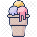 Cucurucho de helado  Icono