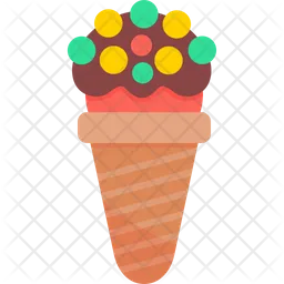 Cucurucho de helado  Icono