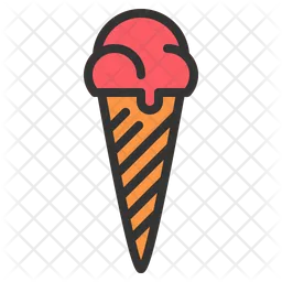 Cucurucho de helado  Icono