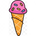 Cucurucho de helado  Icono