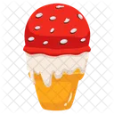 Cono De Hielo Helado Postre Icono