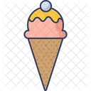 Helado Verano Postre Icono