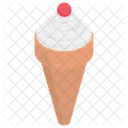 Cono Di Ghiaccio Gelato Cibo Surgelato Icon