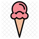 Helado de cono  Icono