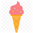 Helado de cono  Icono