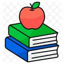 Conocimiento De Salud Libro Manzana Icono