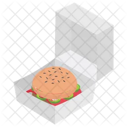 Consegna di hamburger  Icon